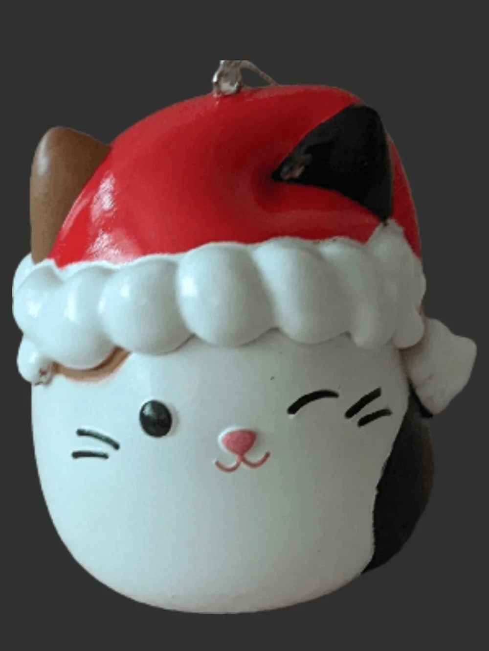 Kurt Adler Squishmallow Holiday Ornaments Cam the Cat with Santa Hat Christmas ⛄